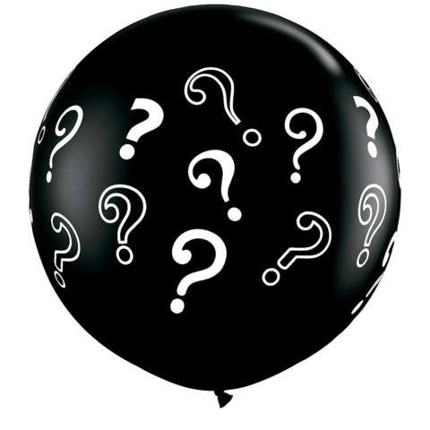 Gender Reveal Question Mark Balloon