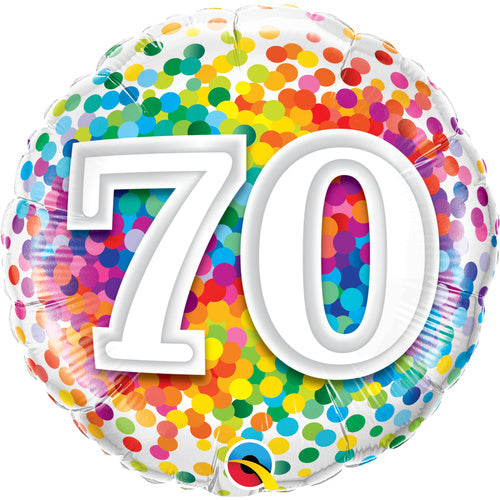 Age Birthday Confetti Balloon Gift | Age 18 - 100 Available