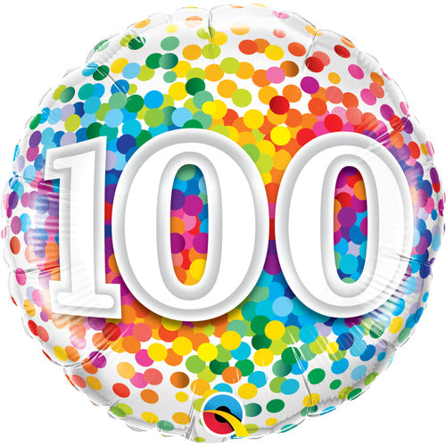 Age Birthday Confetti Balloon Gift | Age 18 - 100 Available