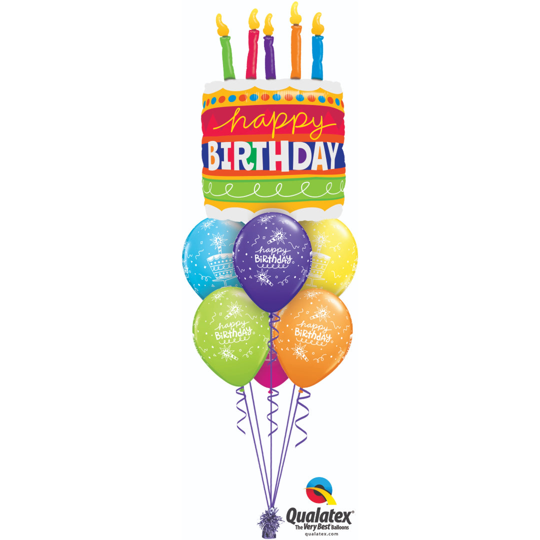 Birthday Cake Balloon Gift