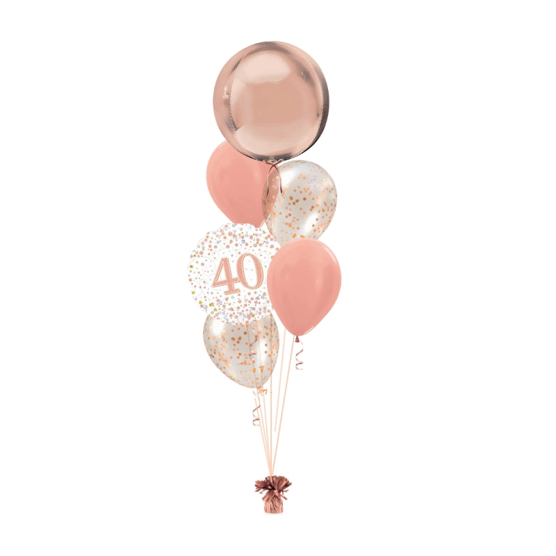 Rose Gold Fizz Age Bouquet (Various ages available)