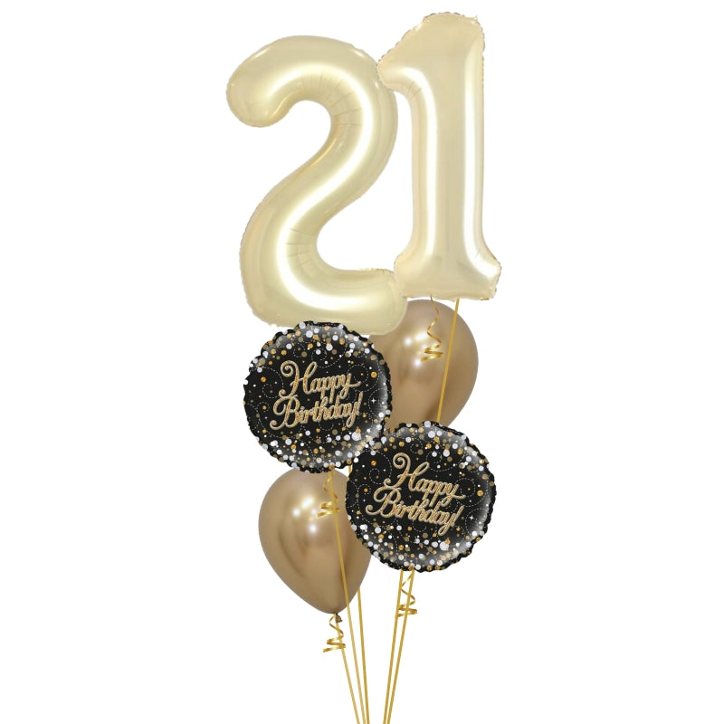 Double Number Balloon Arrangement | Available in Ages 10-90, Choose Your Colours