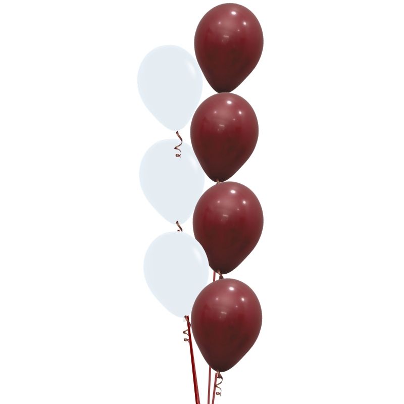 State Of Origin QLD 7 Balloon Staggered Floor Arrangement