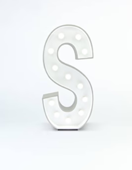 Light Up Letter | S