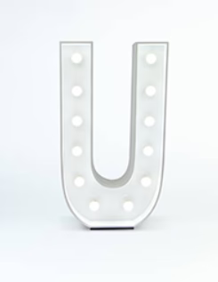 Light Up Letter | U