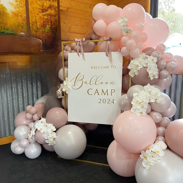 Personalised Sign Frame with Balloon Garland
