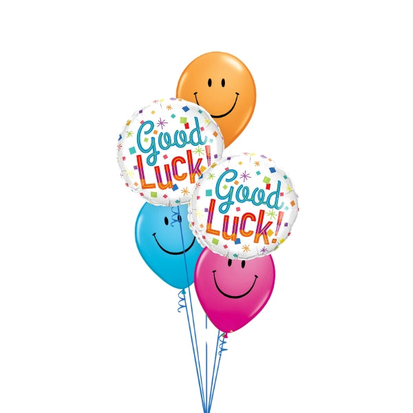 Good Luck Smiles Balloon Bouquet