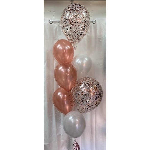 Rose gold Confetti Floor Arrangement (other colours available)