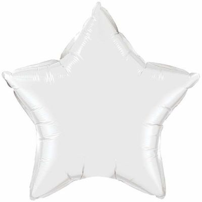 White Star Foil Balloon