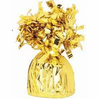 Gold Mylar Balloon Weight