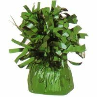 Green Mylar Balloon Weight