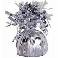 Silver Mylar Balloon Weight