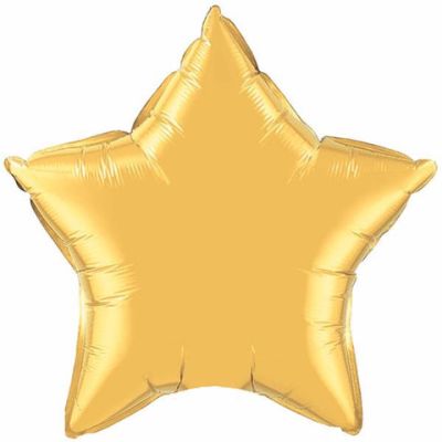 Gold Star Foil Balloon
