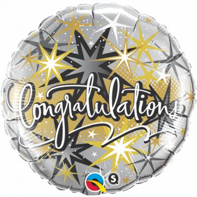 Congratulations Elegant Foil Balloon