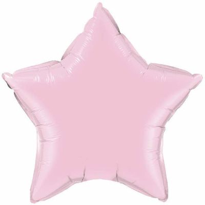 Pearl Light Pink Star Foil Balloon