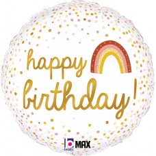 Boho Birthday Foil Balloon