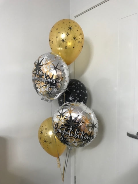 Sparkling Congratulations Balloon Gift Bouquet