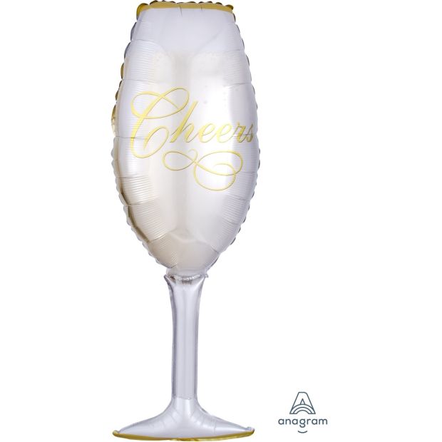 Champagne Glass Shape Foil Balloon