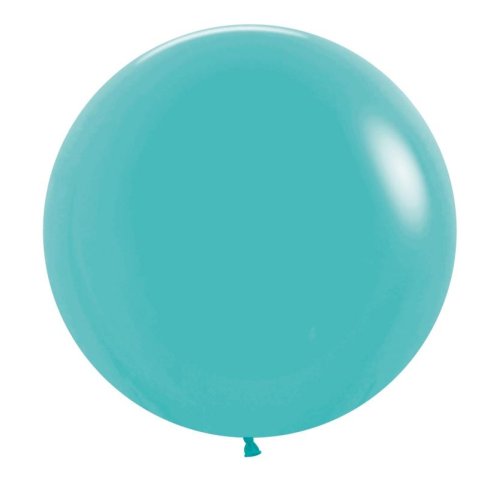 Fashion Caribbean Blue Latex Balloon 60cm