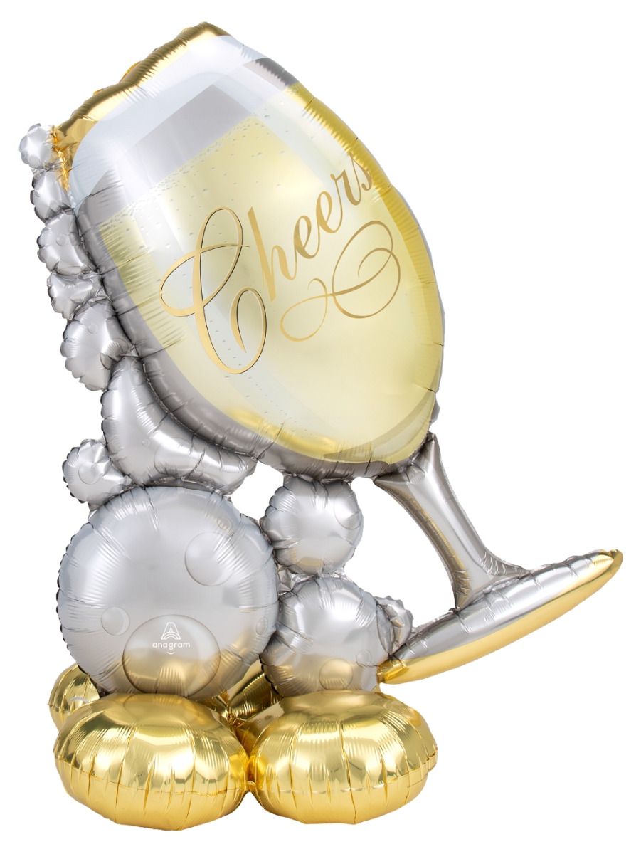 Large Bubbly Wine Glass Airloonz Balloon