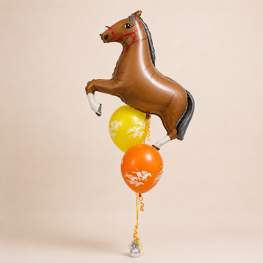 Melbourne Cup Horse Helium Floor Balloon Bouquet | Small
