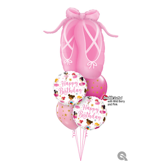 Ballerina Happy Birthday Balloon Bouquet