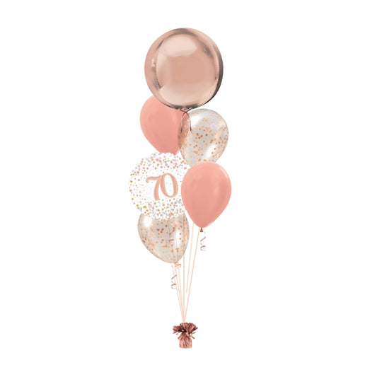 Rose Gold Fizz Age Bouquet (Various ages available)