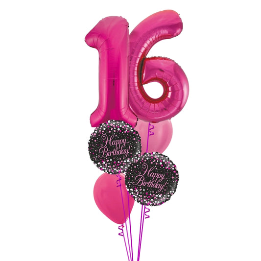 Double Number Balloon Arrangement | Available in Ages 10-90, Choose Your Colours