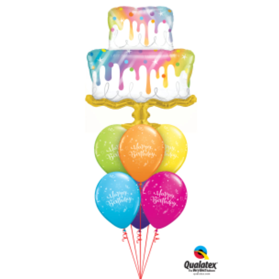 Drip Cake Balloon Gift