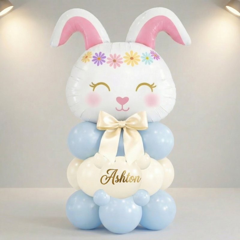 Personalised Easter Bunny Balloon Marquee