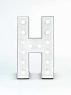 Light Up Letter | H