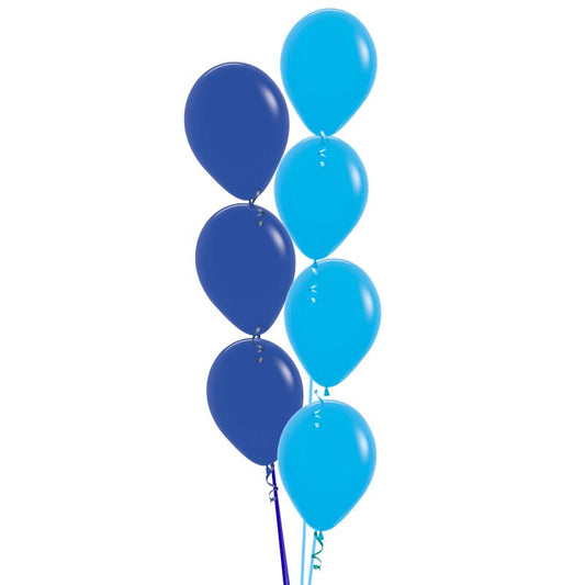 State Of Origin NSW 7 Balloon Staggered Floor Arrangement