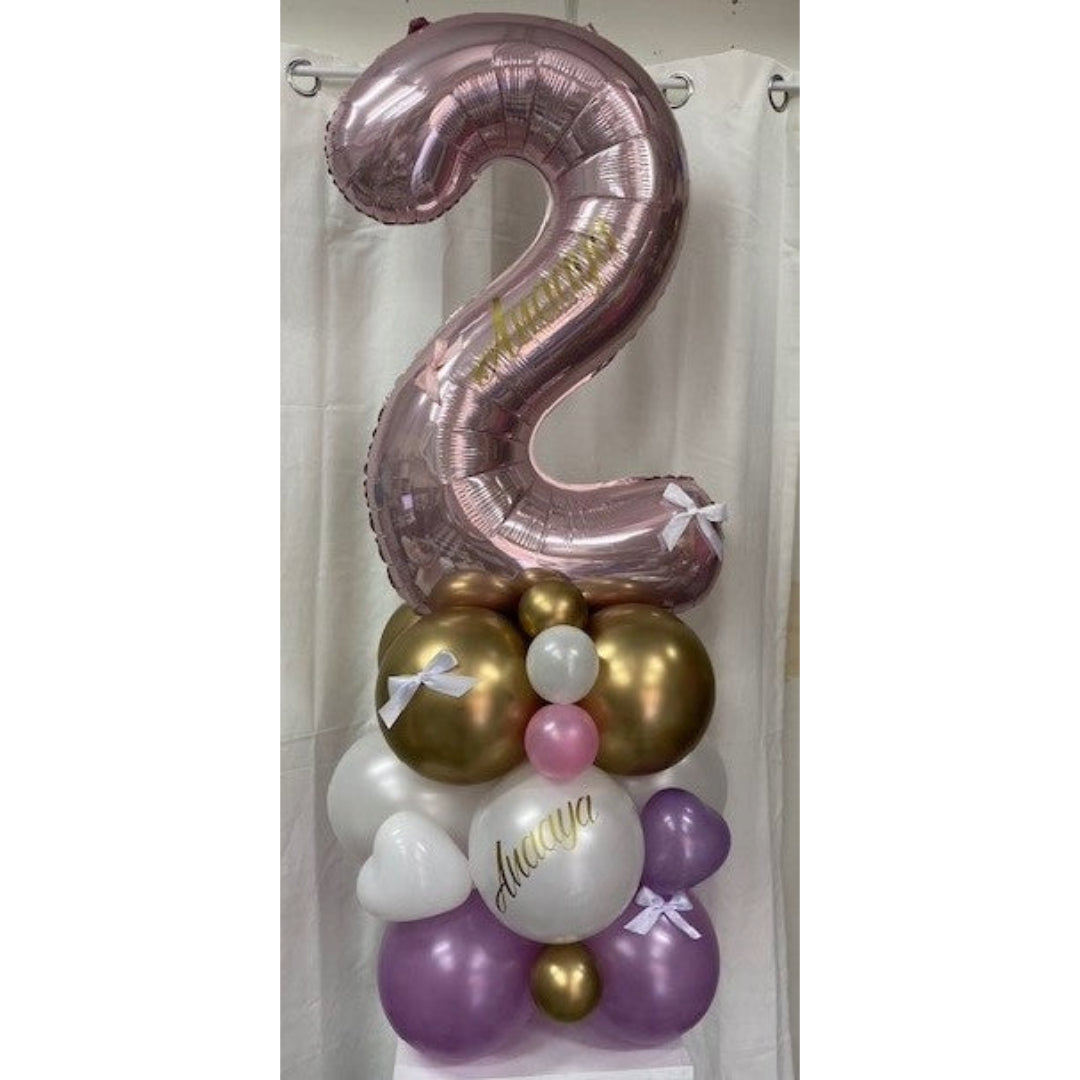 Personalised Single Number Balloon Marquee