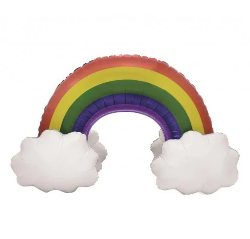 Rainbow Standing Airz Foil Balloon