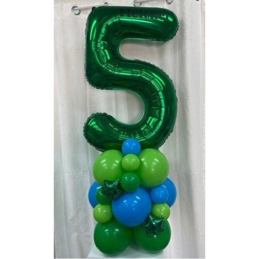 Single Number Balloon Marquee