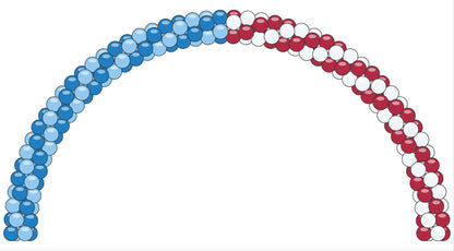 State Of Origin Balloon Arch