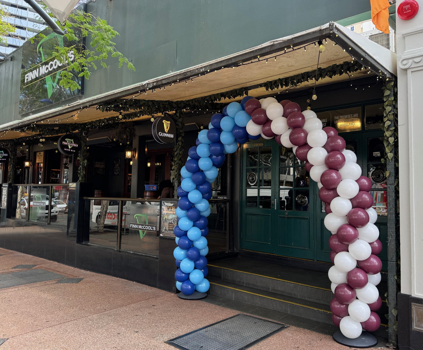 State Of Origin Balloon Arch