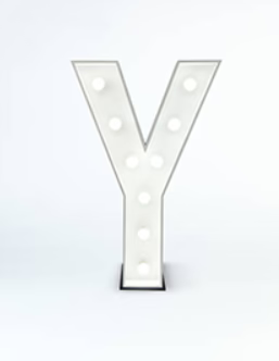 Light Up Letter | Y