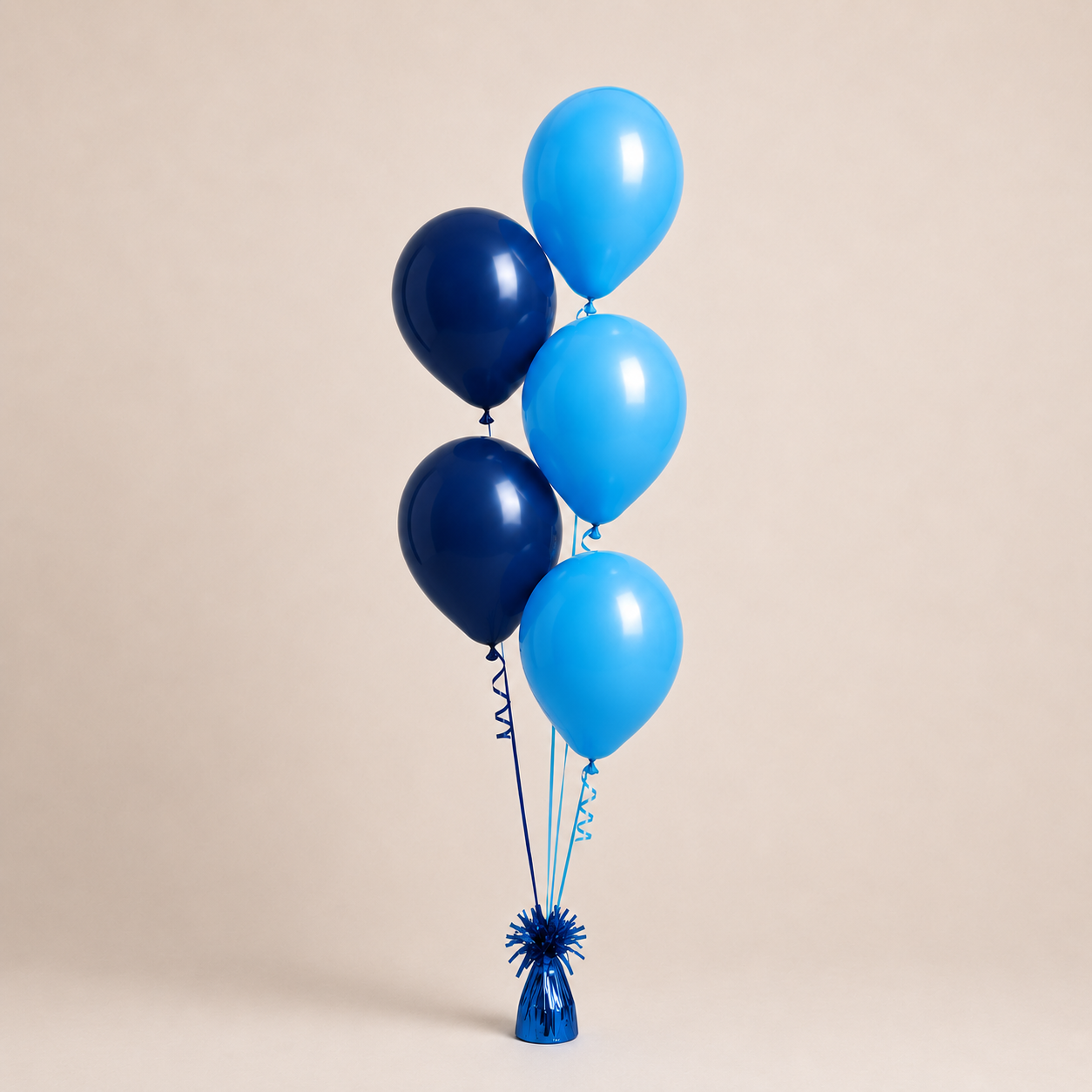 State Of Origin NSW 5 Balloon Staggered Floor Arrangement