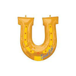 Good Luck Horse Shoe Shape Foil Balloon