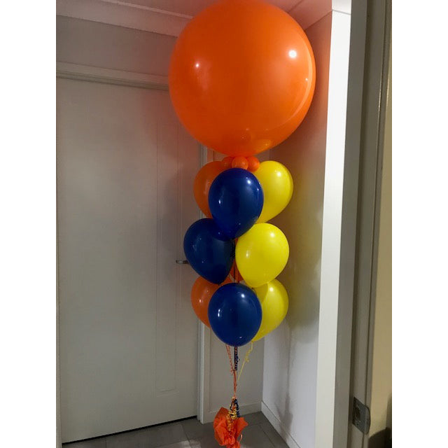 Jumbo Balloon Floor Arrangement (10 - 12 hours float time)