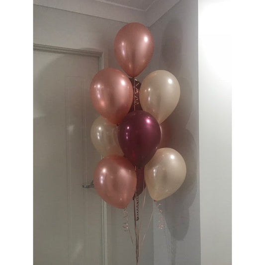 10 Balloon Stacked Floor Arrangement (2 - 3 Days float time)