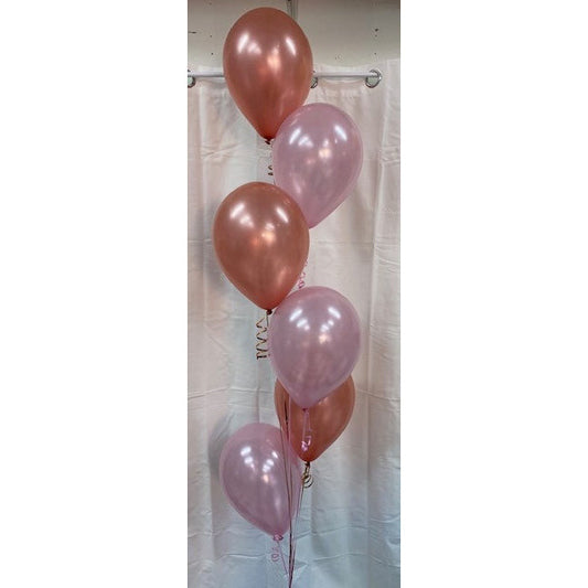 6 Balloon Floor Arrangements (2 - 3 days float time)