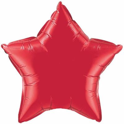 Red Star Foil Balloon