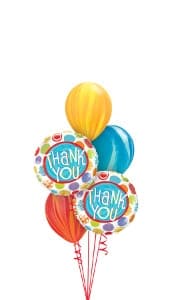 Thank You Spots Balloon Gift