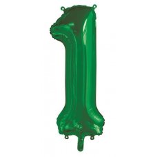 Number 1 Green Megaloon Number (86cm)