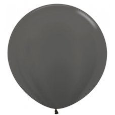 Metallic Graphite Jumbo Balloon (75cm)