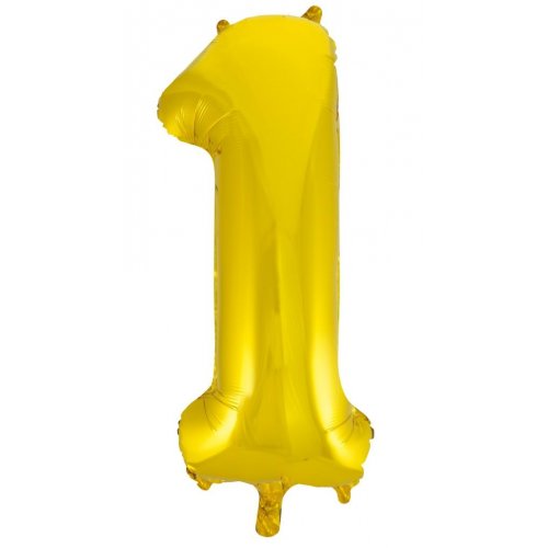 Number 1 Gold Megaloon (86cm)