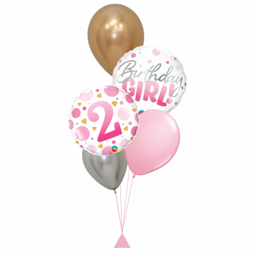 Pink Birthday Girl Age 2